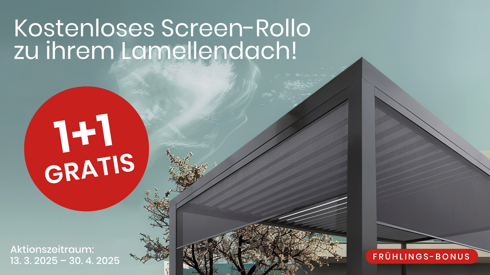 Frühjahrsaktion 1+1 Rollo Gratis